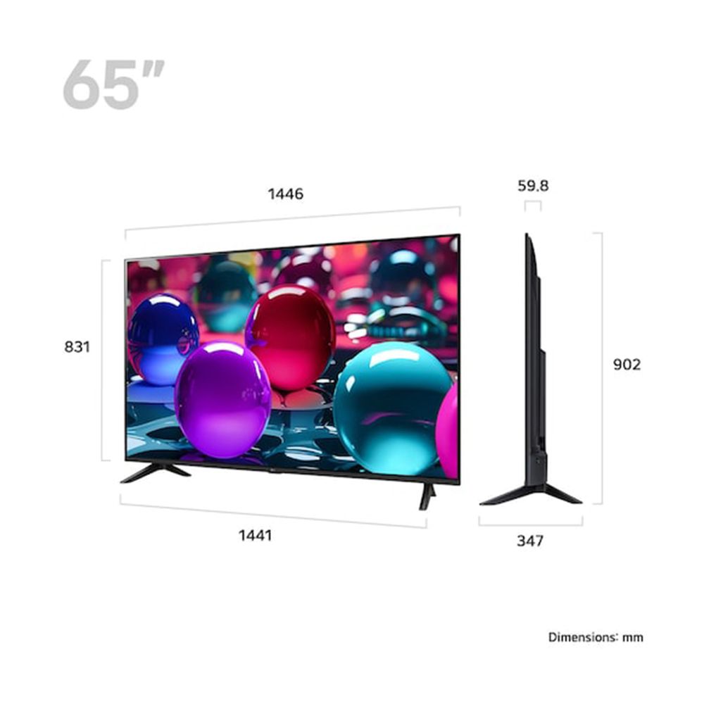 LG LED 65UA73003LA 65" AI TV Τηλεόραση Smart 4K